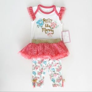 Baby Girl’s 2-Piece Pretty Like Mommy Set